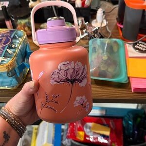 Brand New Pink And Purple Stainless Steel Water Bottle With The Freaking